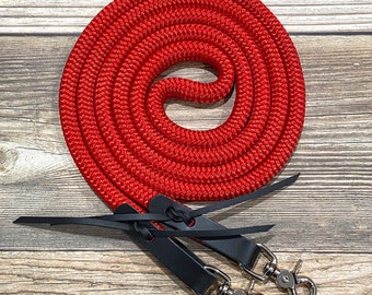 Custom Loop Yacht Rope Reins with Snaps, Yacht Rope Reins, Custom Reins, Loop Rope Reins, Horse Reins, Clinician Reins