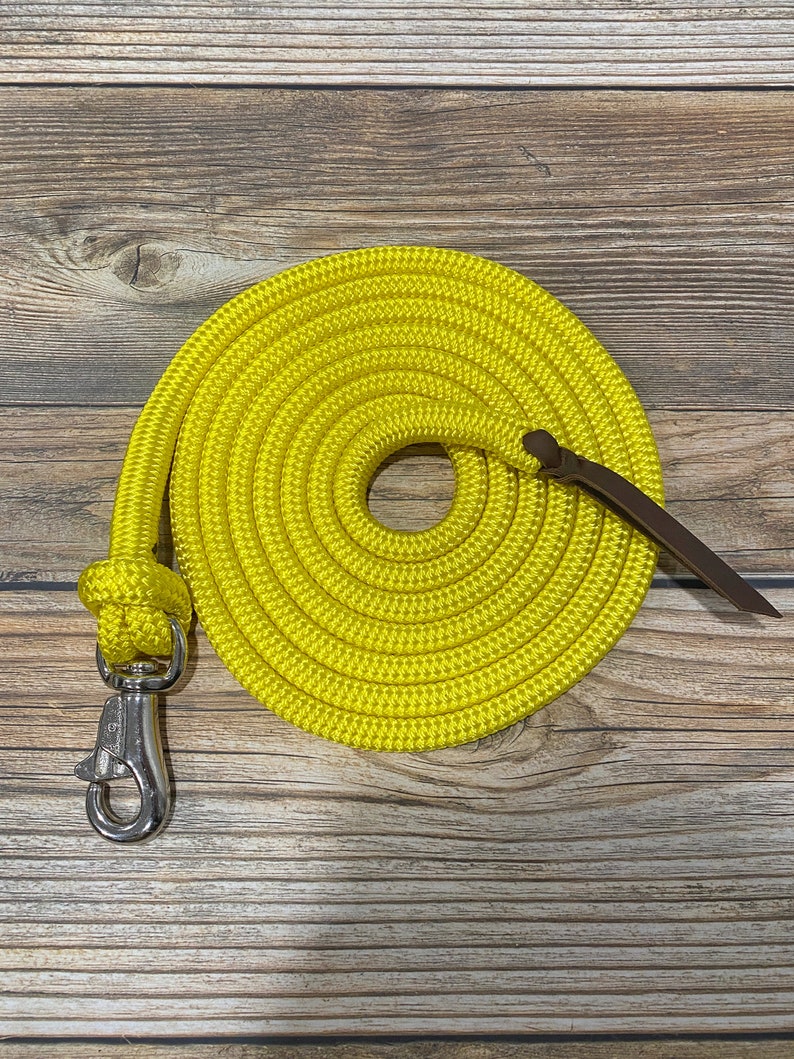 Custom 12 Foot Lead Rope, Yacht Rope Lead, Custom Lead Rope, Yacht Lead Rope, Clinician Lead Rope image 5