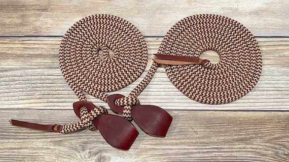 Redini Da Roping Viola TBT Con Moschettoni A Grilletto Per Acqua E Anelli - Made In USA