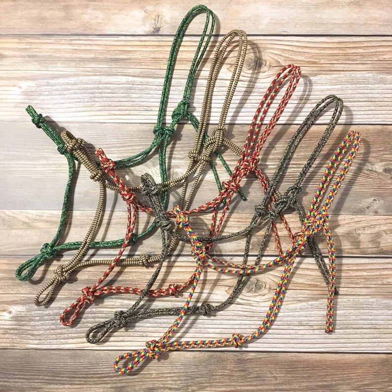 Custom 4 Knot Rope Halter Yacht Rope Halter 4 Knot Halter Etsy