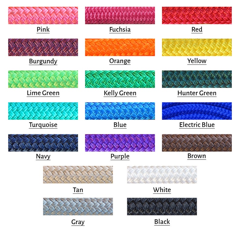 Custom 12 Foot Lead Rope, Yacht Rope Lead, Custom Lead Rope, Yacht Lead Rope, Clinician Lead Rope image 7