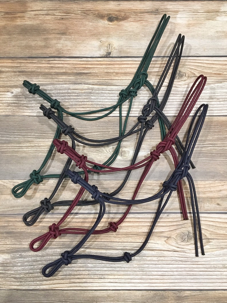 Custom 4 Knot Rope Halter Yacht Rope Halter 4 Knot Halter Etsy