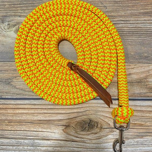 Custom 12 Foot Lead Rope, Yacht Rope Lead, Custom Lead Rope, Yacht Lead Rope, Clinician Lead Rope image 5