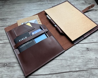 Leather Composition Notebook Cover A5 B5 A4, Book Covers Moleskine Spiral Rocket Book Holder