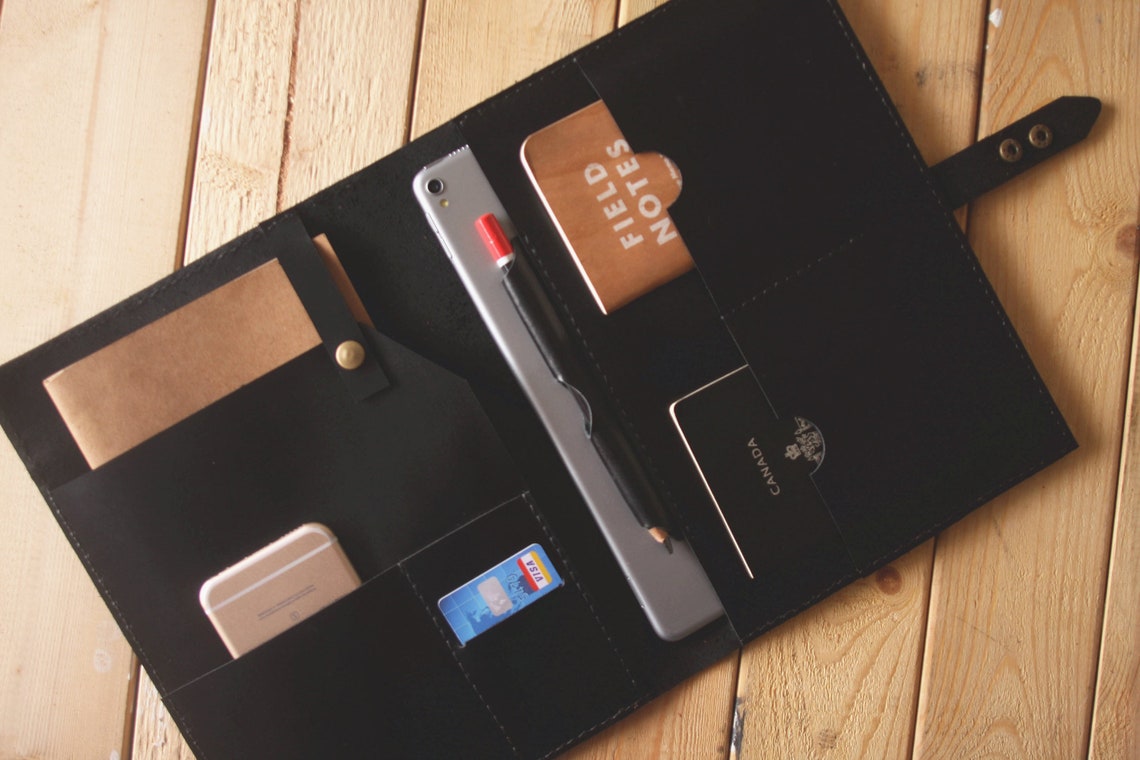 Personalized Leather Travel Bags Gift Leather Portfolio for Etsy