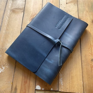 Rustic Leather Journal, Sketchbook, Personalized Leather Notebook Men Women In Large Or Small Size, Engraved A4, A5, A6 Lind Blank Journal