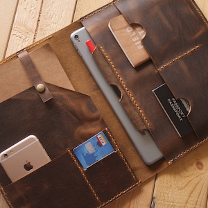 Personalisierte Leder Mappe, Frauen A5 Leder Padfolio Reise Leder Planer, A4 iPad Ordner, B5 Männer Organizer, Dokumentenhalter
