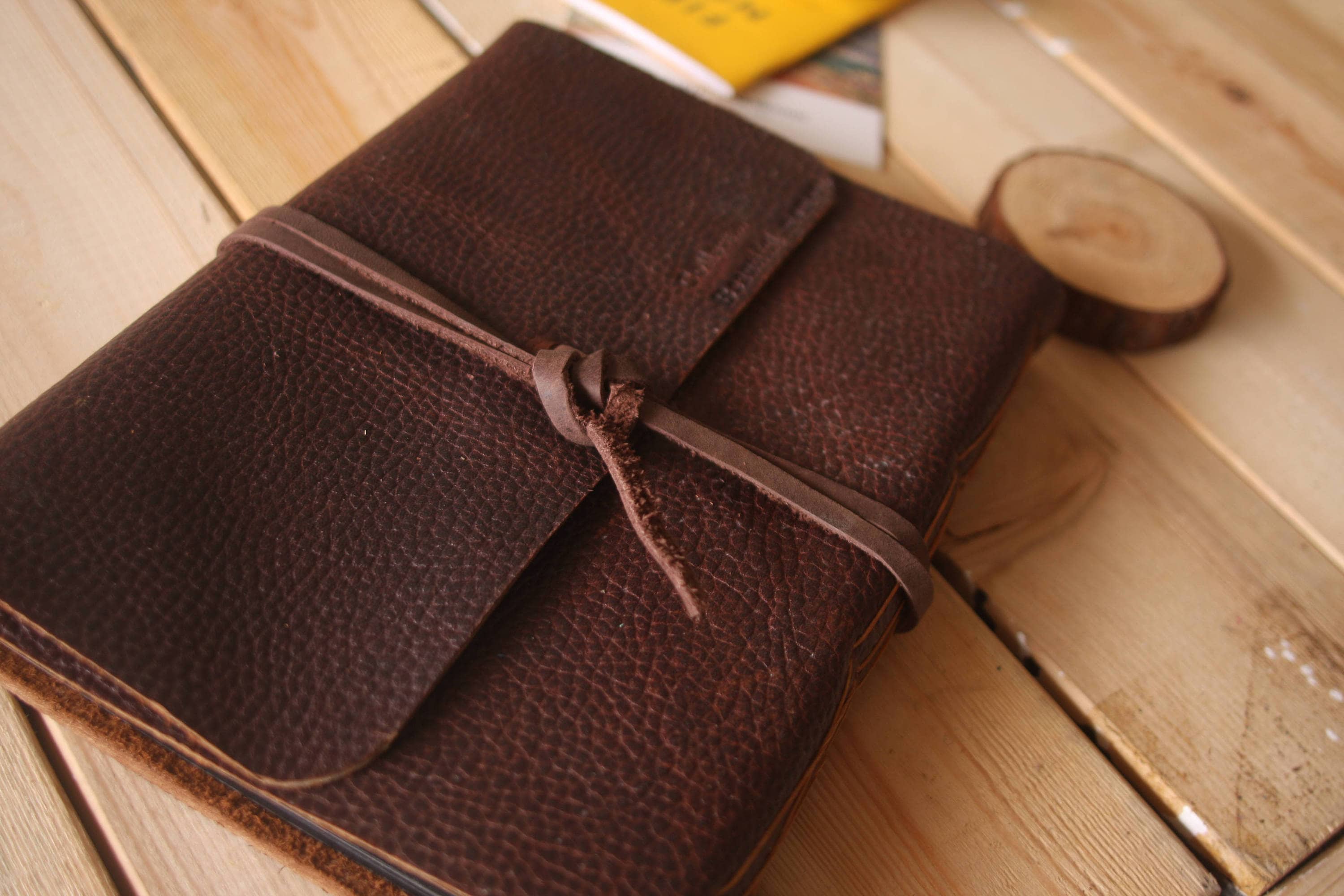 8x10 photo album Personalized leather photo album leather Etsy