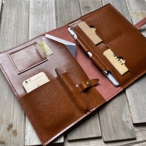 Handmade Leather Surface Laptop Case: Personalized Microsoft Surface Cover