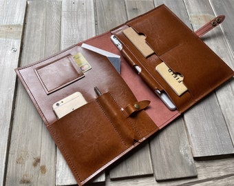 Handmade Leather Surface Laptop Case: Personalized Microsoft Surface Cover