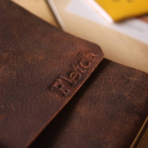 Rustic Leather Journal, sketchbook, rustic leather guestbook, Diary / Story Journal Books, Custom sentence, logos, Names..