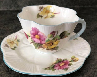 Shelley begonia cup and saucer