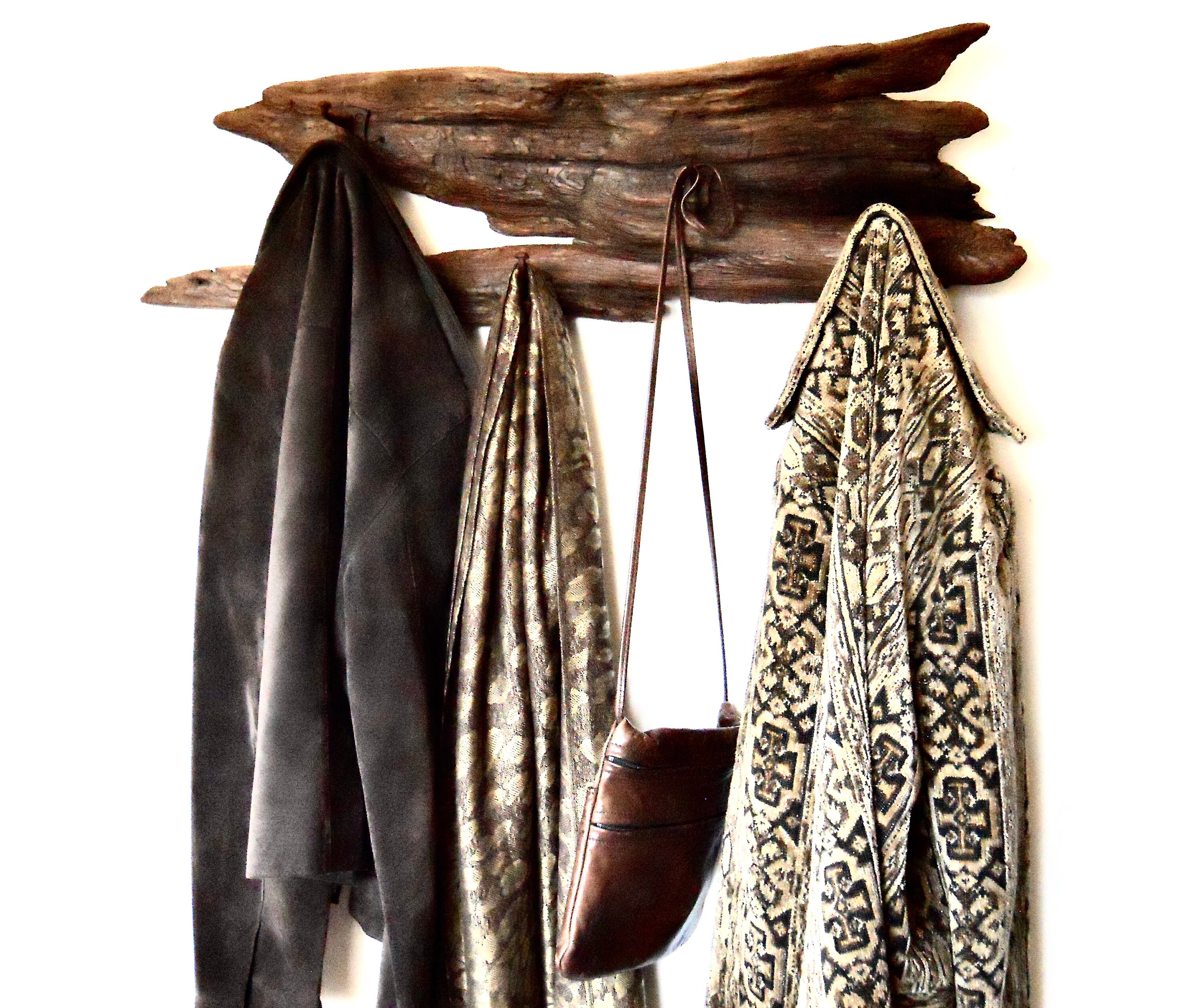 496g Rustic Coat Hanger Driftwood Coat Rack Driftwood Towel Etsy