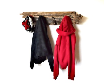 628g: Driftwood Towel Rack, Rustic Coat Rack, CabinTowel Rack, Cabin Coat Rack, Beach Coat Rack, Driftwood Coat Hanger, Beachy Towel Rack