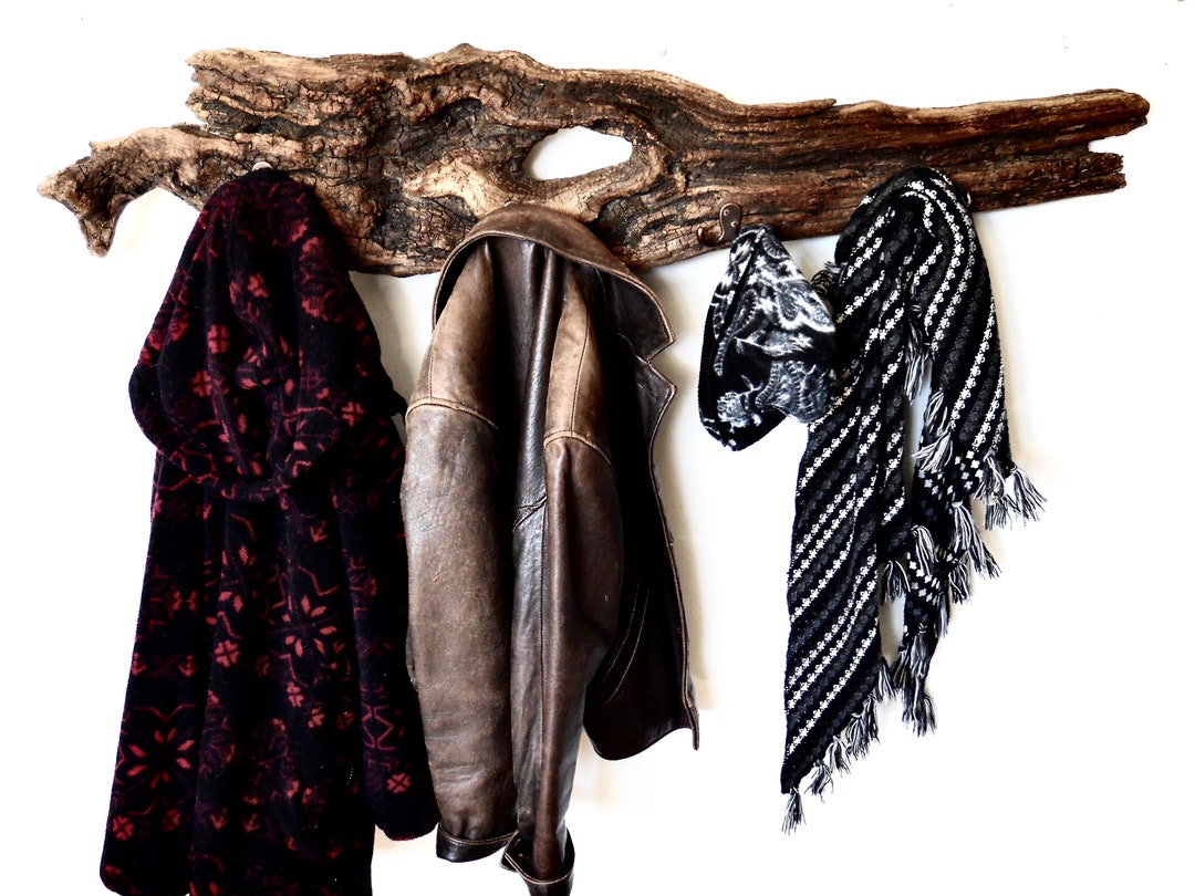 No. 542g Rustic Driftwood Coat Rack Driftwood Clothes Rack Etsy