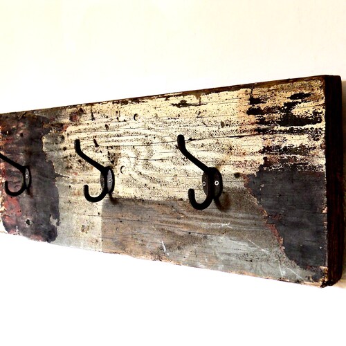 439g: Rustic Coat Rack, Driftwood Coat Rack, Rugged Coat Rack, shops Driftwood Towel Rack, Cabin Coat Rack, Beach Coat Rack