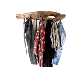 223g: Rustic Coat Hanger, Driftwood Coat Rack, Driftwood Towel Rack, Cabin Coat Rack, Beach Rack, Driftwood Beach Decor, Driftwood Decor