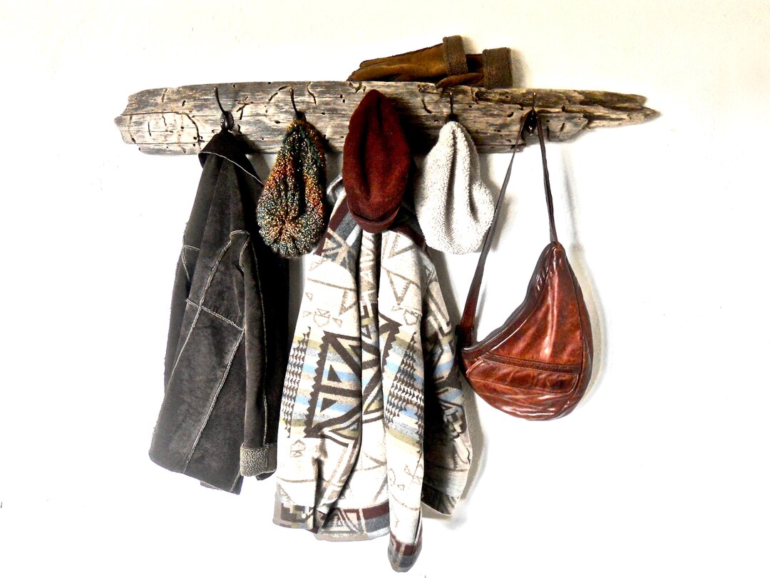 312g Rustic Driftwood Coat Rack Driftwood Shelf Driftwood Etsy