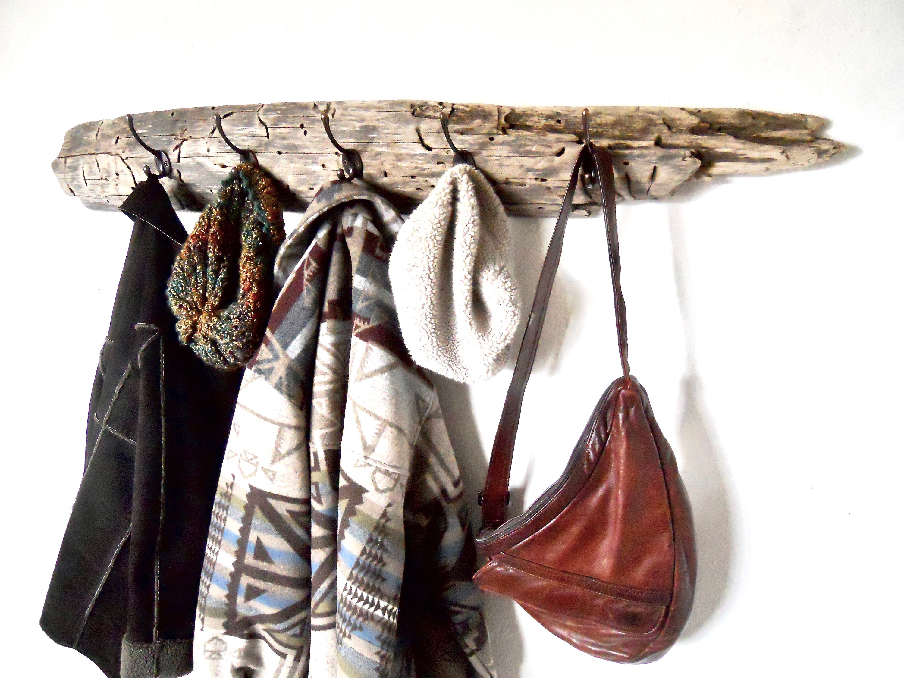 312g Rustic Driftwood Coat Rack Driftwood Shelf Driftwood Etsy