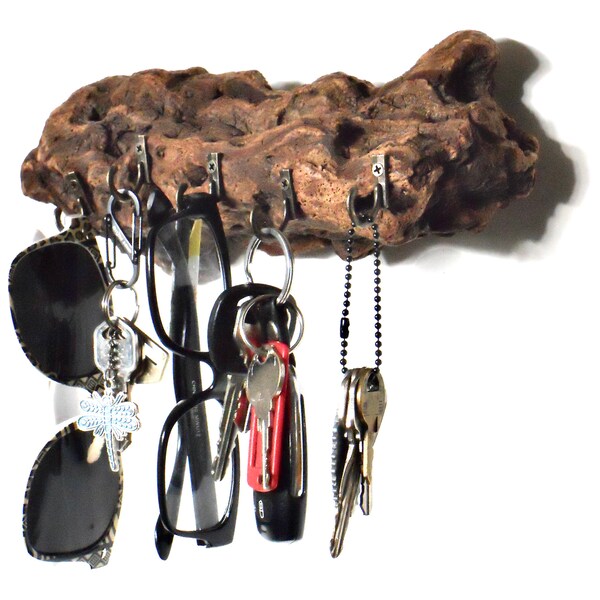 Driftwood Key Rack Etsy