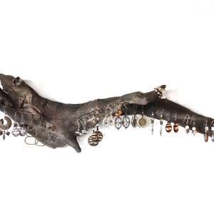 173:   Driftwood Jewelry Organizer, Earring Tree, Earring Hanger, Jewelry Rack, Rustic Jewelry Display, Driftwood Wall Art, Beach Decor
