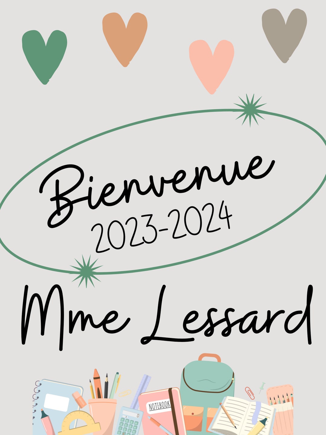 Affiche De Classe 20232024 Etsy Australia Affiche De Classe 20232024 Etsy Australia