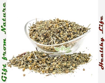 FEVERFEW Herb 4oz (113g) ORGANIC Dried Bulk Tea, Tanacetum Parthenium Herba /Available qty from 2oz-4lbs/