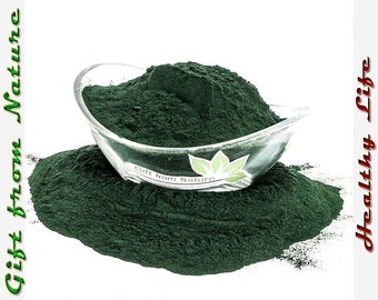 SPIRULINA Algae Powder 8oz (227g) ORGANIC Dried Bulk Herb, Spirulina Alga /Available qty from 2oz-4lbs/