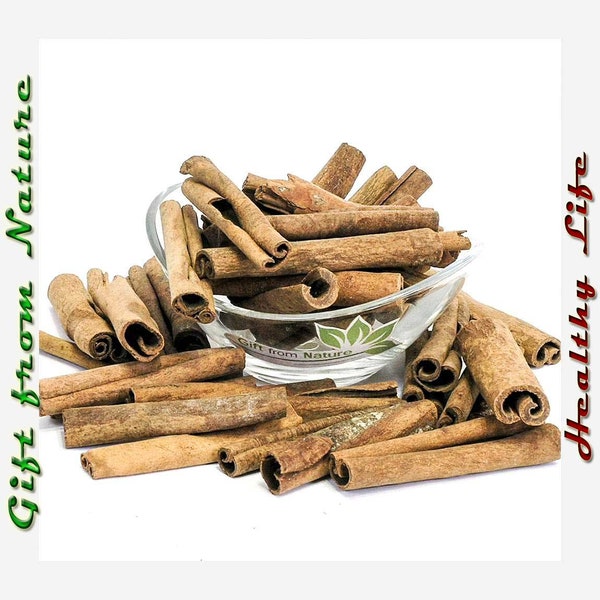 CINNAMON Bark Stick 2oz (57g) ORGANIC Dried Bulk Spice, Cinnamomum Zeylanicum Cortex /Available qty from 2oz-4lbs/