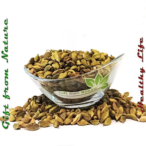 CARDAMOM Seeds ORGANIC Dried Bulk Spice, Eletaria Cardamomum Semens /Available qty from 2oz-4lbs/