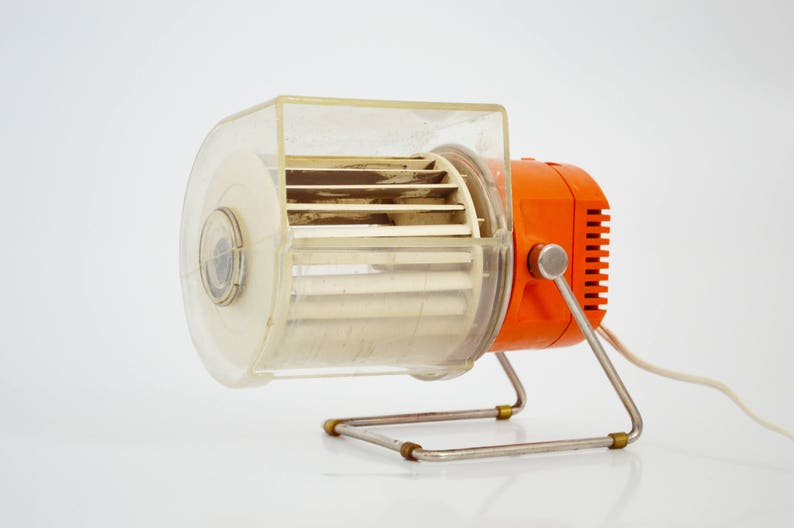 Mid Century Modern Desk Fan Typ Qlii 7020 7 25w Etsy