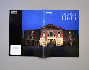 vintage YAMAHA Hi-Fi CATALOG 1993 amplificateur, home cinéma, tuner, cassette etc