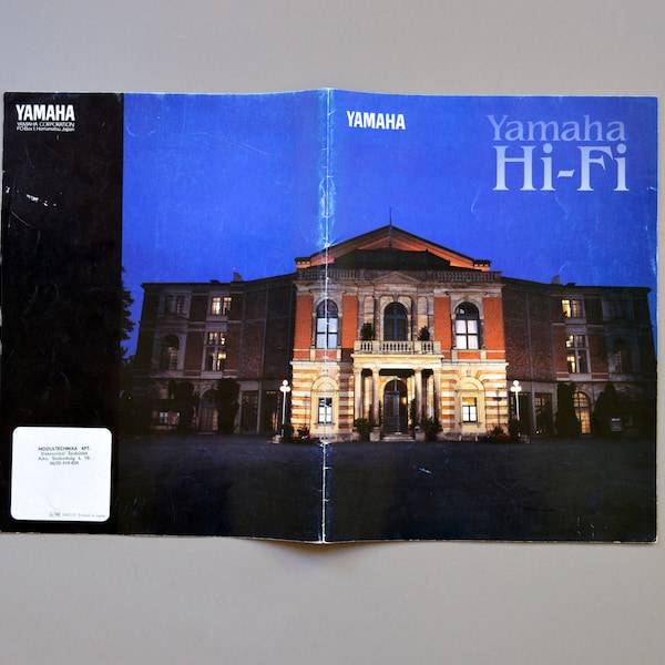 vintage YAMAHA Hi-Fi CATALOG 1993 amplifier, home theatre, tuner, cassette etc