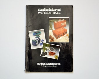 vintage 90s SELEKTRA promotional commercial CATALOG 1989