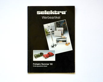 vintage 90er Jahre SELEKTRA Werbe-Werbe-Katalog