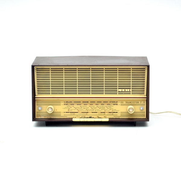 vintage 60s TESLA Lunik transistor RADIO