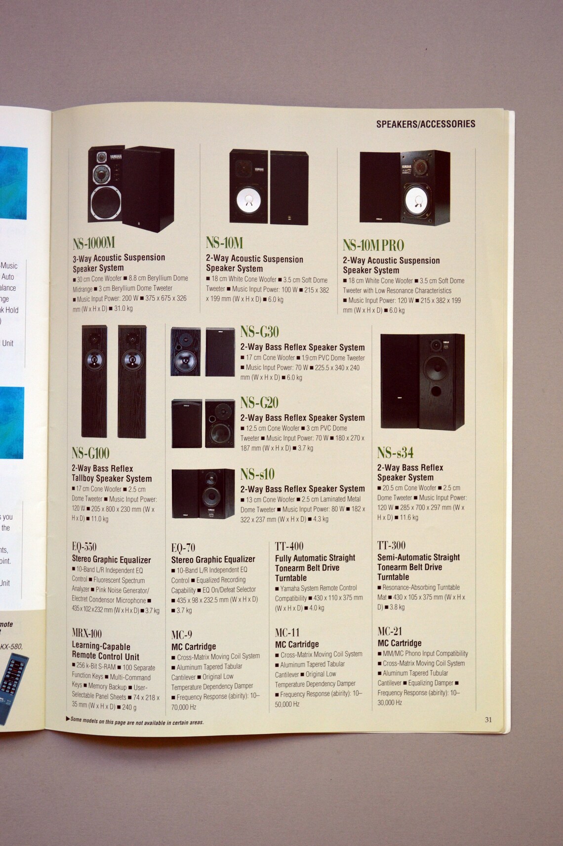 Vintage YAMAHA Hifi CATALOG 1993 Amplifier Home Theatre Etsy