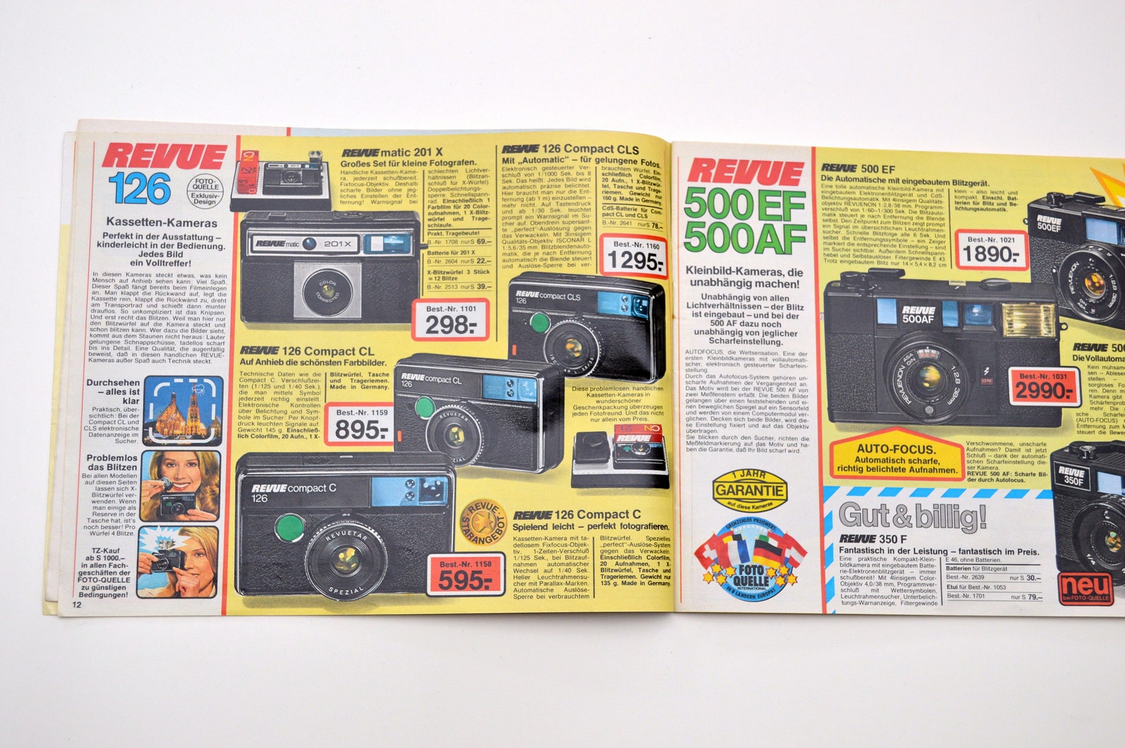Vintage 70s FOTO QUELLE Catalog 19791980, Photo Catalogue, German, Revue Camera Booklet Etsy