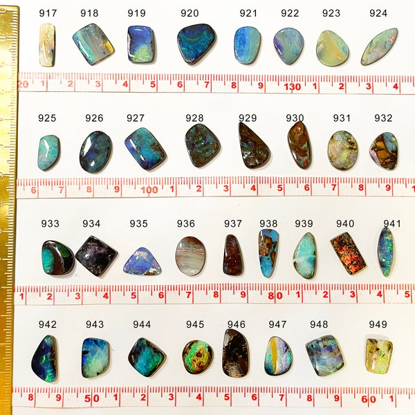 Australien Boulder Losse Opal (917-949) - Kostenloser Versand / Have Video