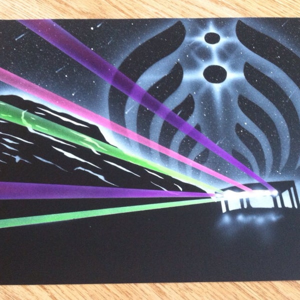 Red Rocks Bassnectar space painting