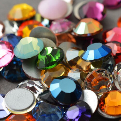 72 SWAROVSKI Rhinestones Crystal Flatback MIX 16ss 20ss Etsy