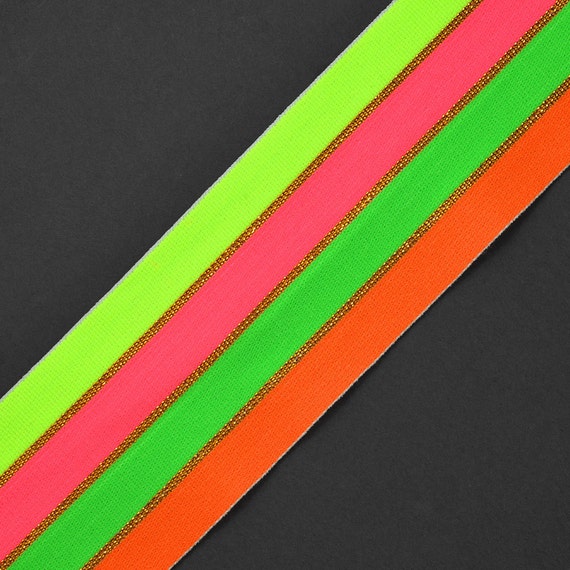 Rainbow LGBT Pride Sewing Green /& Red 40mm Striped Elastic Waistband