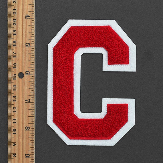 Iron on Chenille Letter Patch Iron On Varsity Letter Patch Iron on Letters  Chenille Patch 