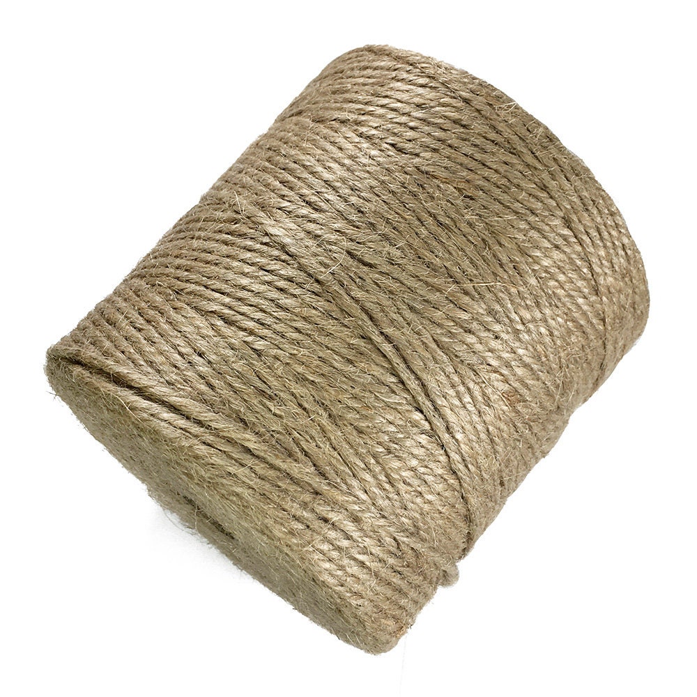 2mm Natural Jute Twine FMHXG 4Roll 42Yard 2mm 3Ply Brown String Burlap  String, Hemp Rope, Party Wedding Gift Wrapping Cords Thread, DIY  Scrapbooking
