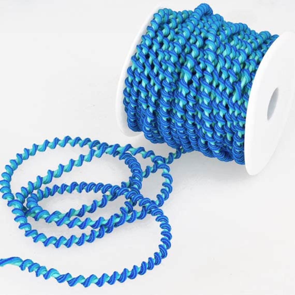 5mm Spiral Elastic Craft Cord Trim by 3yards Blue Pink Etsy