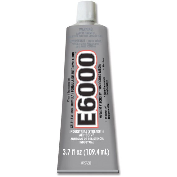 E6000 Craft 3.7 Fl Oz Clear Industrial Strength Adhesive by Pc Etsy