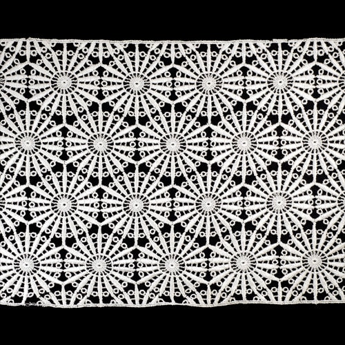 7-3/4 Embroidery Venise Lace Ribbon Trim for bridal Burgundy Off white LA-23654 home décor 1 Yard apparel