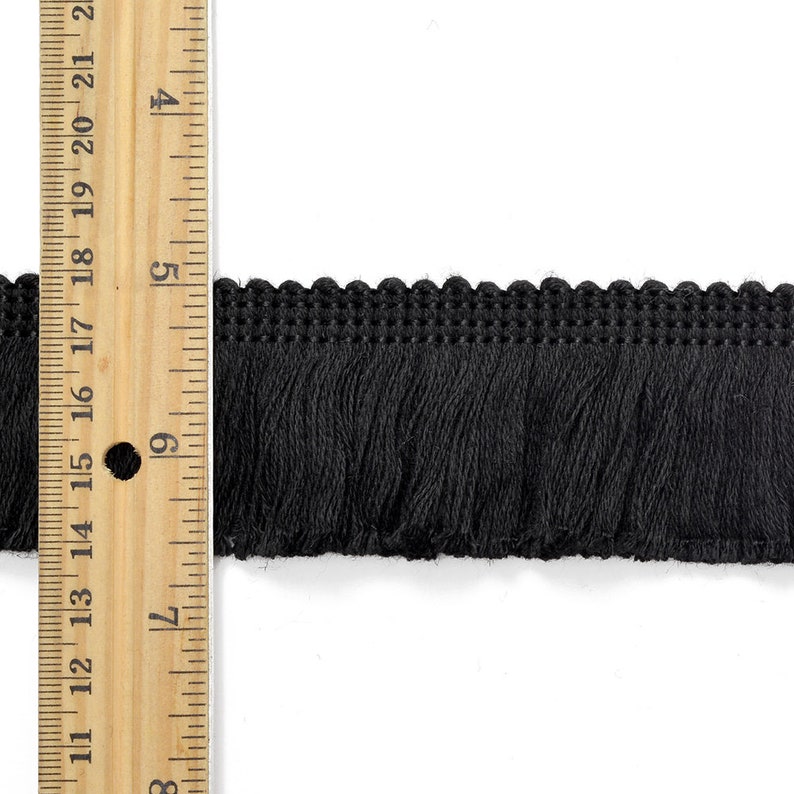 Borde de flecos de algodón vintage de 1-5/8 por 2 yardas, 4 colores, TR-11138 imagen 9