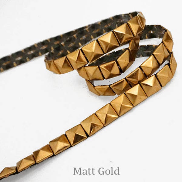 Iron on Stud Trim Etsy