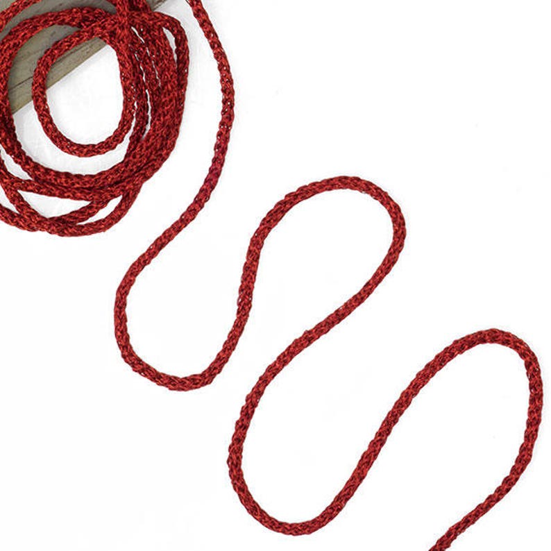 MAY-555 Gold 3mm Metallic Craft Cord by 16 Yards
